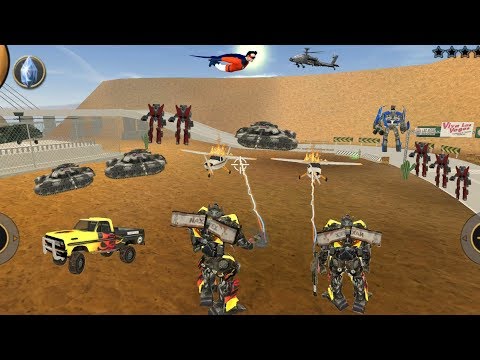 Vegas Crime Simulator (Transformer Destroy Airplane) Naxeex Airplane Caught on Fire🔥 - Gameplay HD