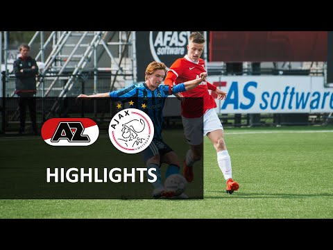 Highlights AZ - Ajax (2-0) | Onder 18 | Eredivisie