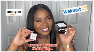 AFFORDABLE ENGAGEMENT & WEDDING RINGS | BOUJEE ON A BUDGET |WALMART | AMAZON | SimplyKourtleen