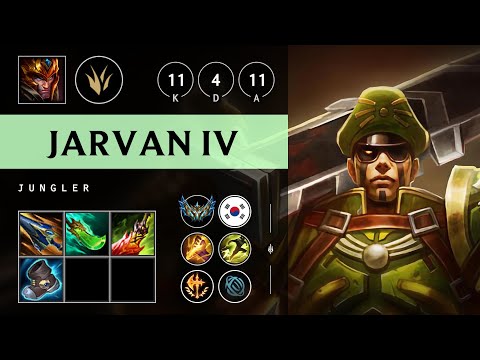 Jarvan IV Jungle vs Nidalee - KR Challenger Patch 25.15