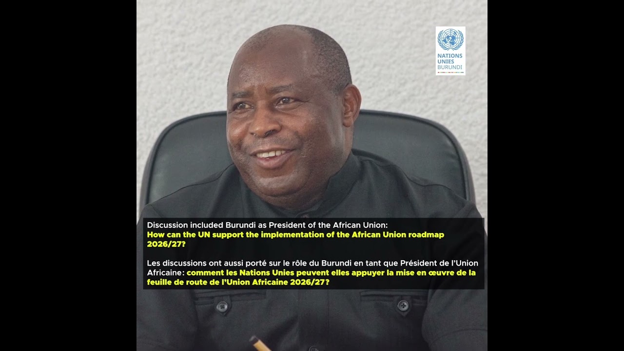 UNCT Burundi rencontre S.E. Evariste Ndayishimiye, Président de la République