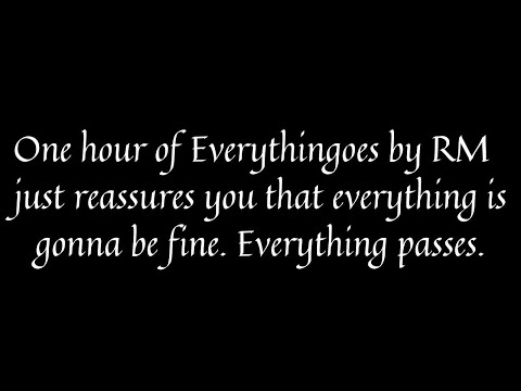 1 HOUR of RM (BTS) - Everythingoes (feat. NELL) Black Screen
