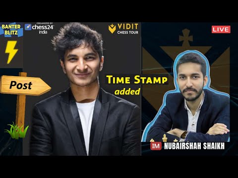 Banter Blitz + Arena Kings on chess.com post Vidit Chess Tour