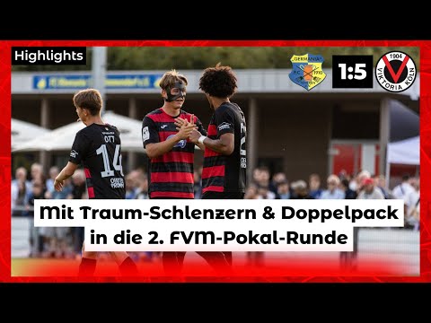 Doppelter Zank in Geilenkirchen | Highlights Germania Teveren - Viktoria Köln | 1. Runde FVM-Pokal