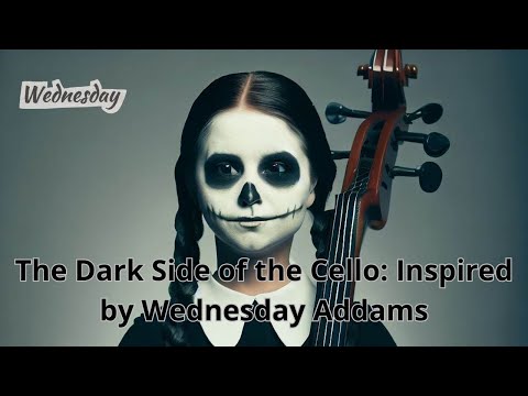 The Dark Side of the Cello: Inspired by Wednesday Addams 🖤