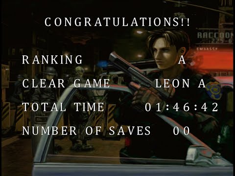 Resident Evil 2 - Seamless HD Project - Leon A Original Normal - 01:46:42