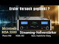 McIntosh MSA 5500 UVP 9 995 Roon Ready HDMI ARC