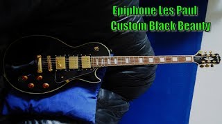 Video thumbnail for Epiphone Les Paul Custom Black Beauty by Robert Jackson