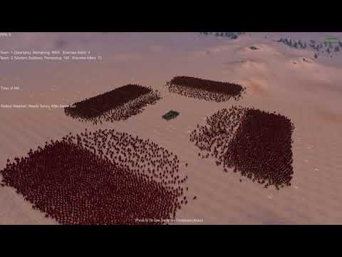 100 MODERN SOLDIERS VS 10000 SPARTANS | ULTIMATE EPIC BATTLE SIMULATOR