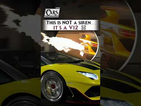 Lamborghini SVJ V12 Sounds Like a Siren. 🔥