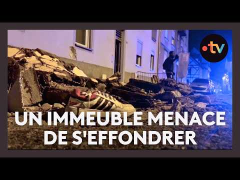 "Pieces were coming loose": a building threatens to collapse, residents evacuated