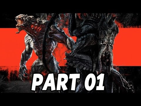 Let's Play Evolve Gameplay German Deutsch Part 1 - Monster & Assault Tutorial