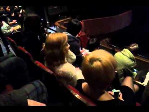 [Fancam] 111222 Taeyeon & Sunny watching FAME Musical Fancam 2