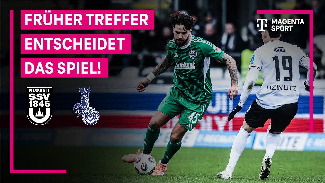 SSV Ulm 1846 vs MSV Duisburg Highlights