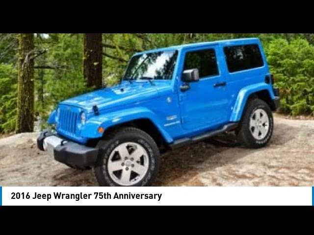 2016 Jeep Wrangler 75th Anniversary | LEATHER SEATS | in Cars & Trucks in Strathcona County