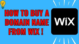 How to buy a domain name from Wix (Simple 2024)