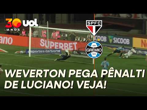 WEVERTON DEFENDE PÊNALTI DE LUCIANO! SÃO PAULO DESPERDIÇA CHANCE DE MARCAR TERCEIRO GOL NO MORUMBIS