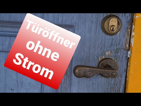 Automatischer Türöffner ohne Strom