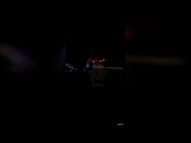 Кафе в Ангарске охватил огонь