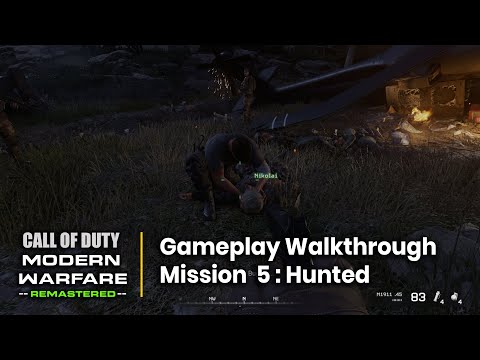 CALL OF DUTY MODERN WARFARE REMASTERED Gameplay Walkthrough Mission 5