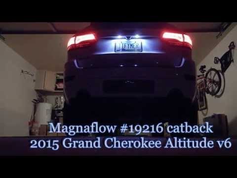 Magnaflow 19216 catback on 2015 Grand Cherokee v6 Altitude