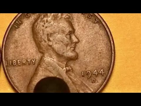 DC Minutes 1944 US $475,000 Steel Lincoln Penny - United States Coins
