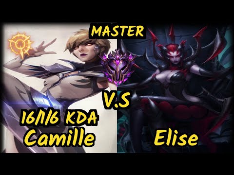 INTZ Tay (CAMILLE) vs ELISE - 16/1/6 KDA JUNGLE GAMEPLAY - BR Ranked MASTER
