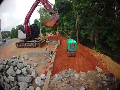 Stormwater Drain Repair, and outlet pipe install www.ALParkerServices.com