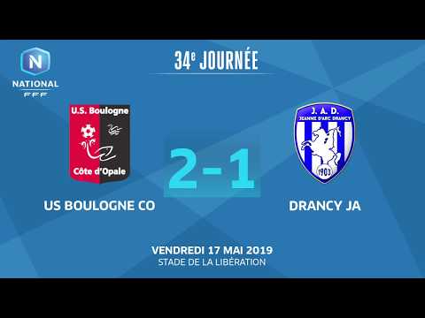 J34 : US Boulogne CO - JA Drancy (2-1), le résumé I National FFF 2018-2019