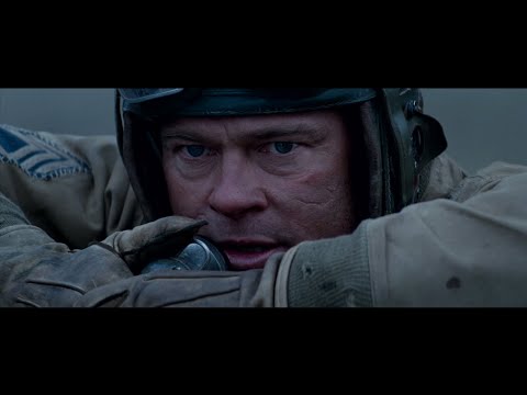 Fury: Three American Tanks Vs One Nazi Tiger Tank (HD CLIP)