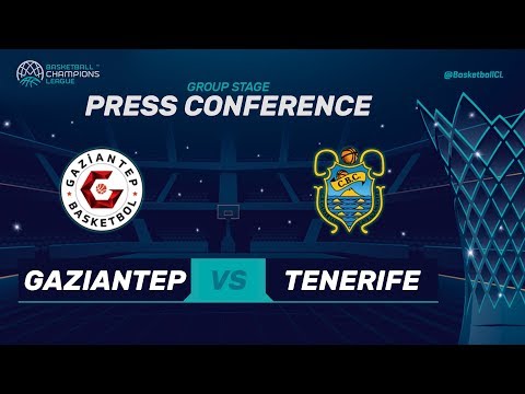 Gaziantep v Iberostar Tenerife - Press Conference - Basketball Champions League