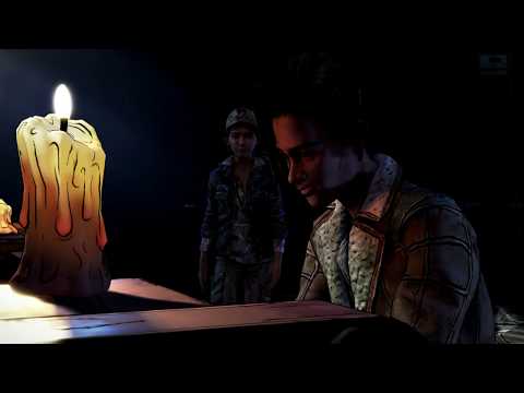Clementine and Louis Kiss Scene (Walking Dead: The Final Season Episode 2)