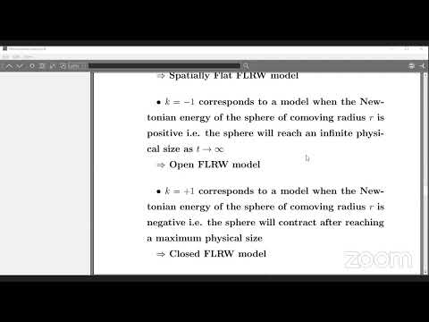 Expanding universe and Newtonian Cosmology : Prof Patrick Das Gupta