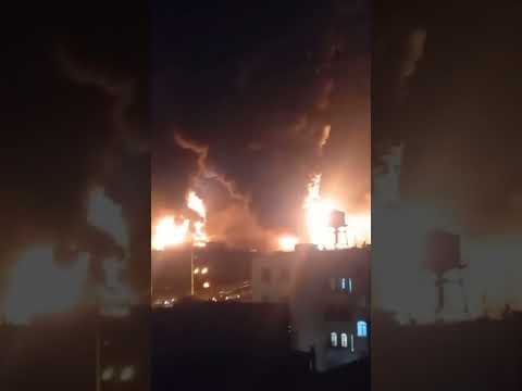 Israel retaliation on Iranian Largest fuel depot.