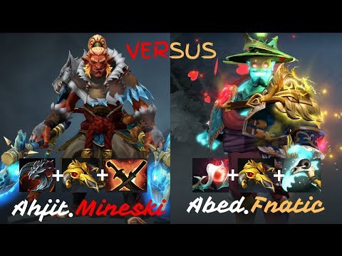 DOTA 2 - Abed.Fnatic | STORM SPIRIT GAMEPLAY | ESL One katowice 2019 | Ahjit down