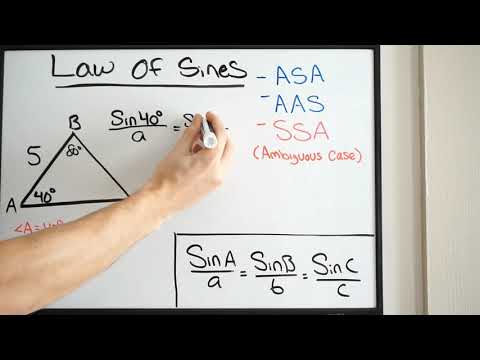 Law of Sines - ASA and AAS