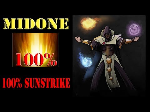 Secret Midone Invoker 100% Sunstrike - Dota 2 7.06c