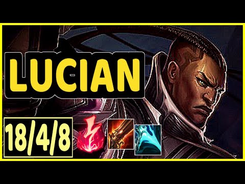 LUCIAN VS SENNA - 18/4/8 KDA ADC GAMEPLAY CHALLENGER I