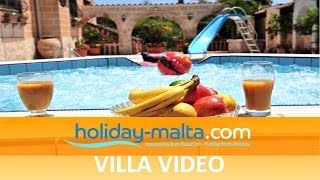 preview picture of video 'Holiday Villa Rental Malta, Naxxar Iklin (E200)'