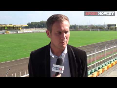 Dominik Pluta (Naprzód Rydułtowy) po meczu z Górnikiem Radlin