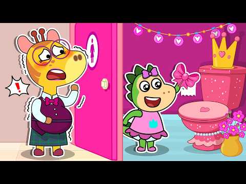 😱 Mrs. Long's bathroom emergency! 🚨 Pregnancy story 🚽 Fire Spike Kids Stories 🔥