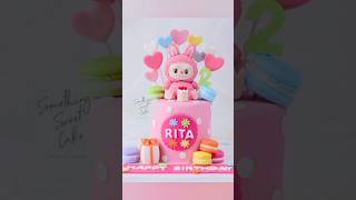 Kue Ulang Tahun Labubu cantikkk #labubu #cake #shortsviral