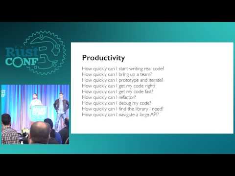 RustConf 2016 - Opening Keynote by Aaron Turon & Niko Matsakis