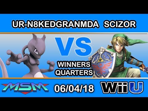 MSM 149 - ur-n8kedgrandma (Mewtwo) Vs. Scizor (Link) Winners Quarters - Smash 4