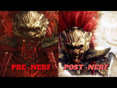 Pre-Nerf Vs. Post-Nerf Promised Consort Radahn(Comparison)