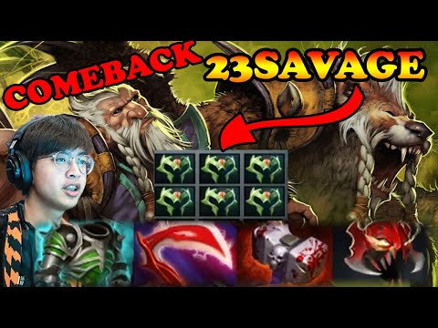 [GIVEAWAY] 23SAVAGE 12K COMEBACK 6 WRAITH BAND LONE DRUID CARRYING ENTIRE RADIANT TEAM | DOTA2ORBS