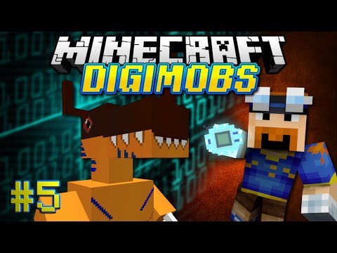Minecraft: DIGIMOBS EP. 5 - The Birth of Greymon!