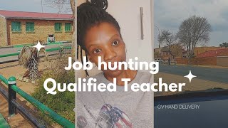 Job Hunting as a Qualified Teacher in South Africa| Hand Delivering CVs