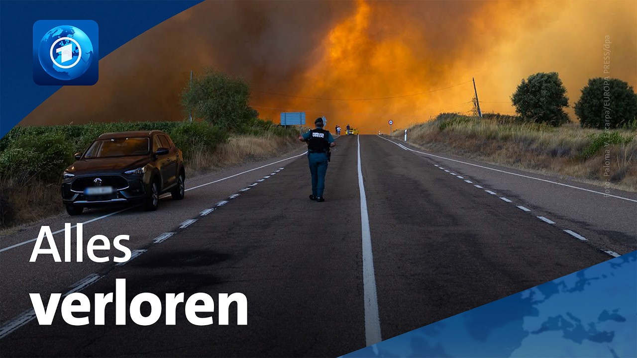 Massive Waldbrände: Flammen in Frankreich und Spanien wüten weiter