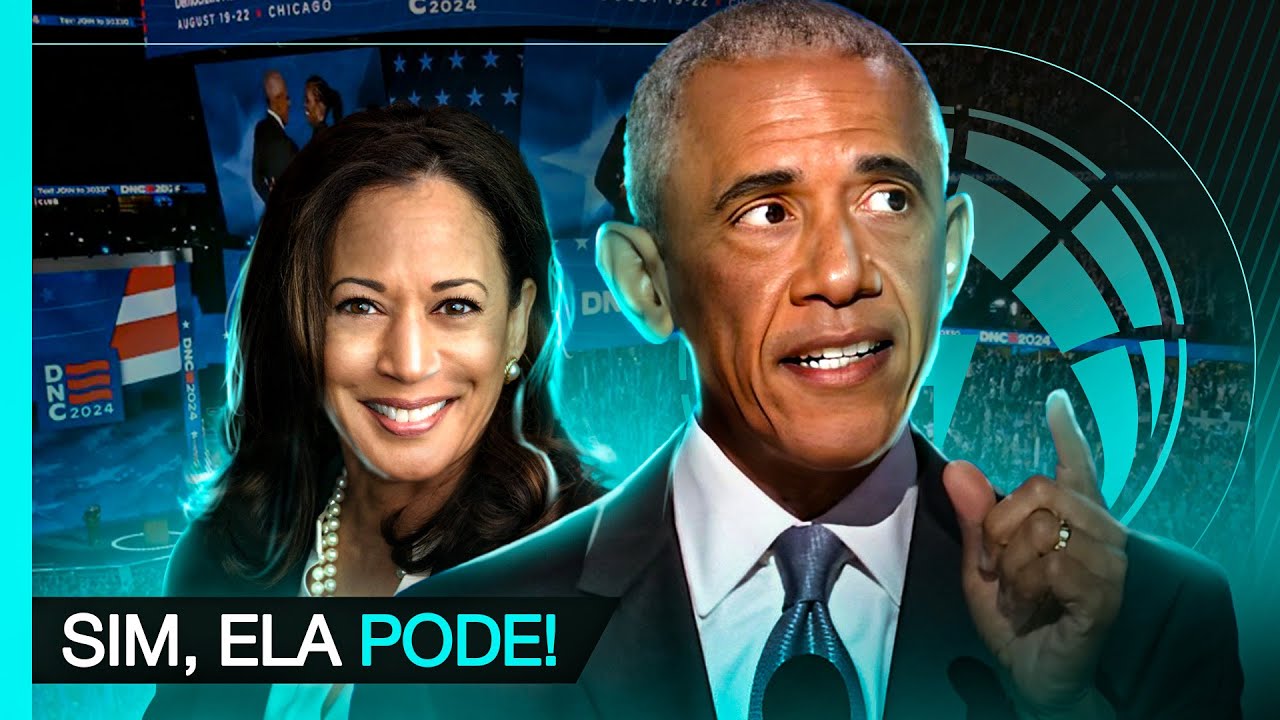 "ESPERANÇOSO", OBAMA CRITICA TRUMP E RENOVA SLOGAN POR KAMALA - FLOW NEWS INTERNACIONAL - #19 #FI